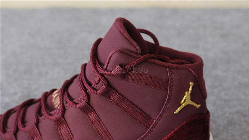 Authentic Air Jordan 11 Velvet Night Maroon High